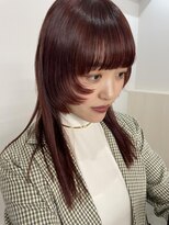 フルールデリズ(fleur de lis)&nbsp;◇チェリーレッド×顔周りレイヤー◇