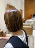 【粋Lima銀座】ボブカット/ハイライトカラー