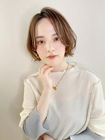 クィーンズガーデンバイケーツーギンザ(QUEEN’S GARDEN by K two GINZA)&nbsp;レイヤー/透明感ライトブラウン/ショート/K-two 銀座