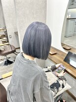 ヴェルム ヘア デザイン(Velum.HAIR DESIGN) ブルーグレーボブ