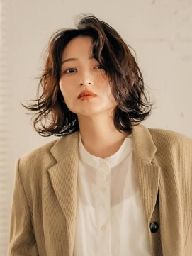 ベンジー 八戸店(benji) 《benji》ラフな大人パーマ