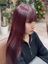 フラット 千葉(Flat.)&nbsp;ワインレッド/ワイドバングロング【千葉】