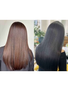 【愛知/髪質改善】髪の内部から補修してくれるトリートメントで、毛先まで潤いたっぷりの艶髪に♪