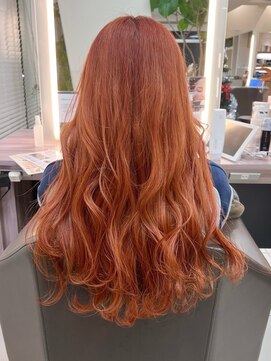 ラック 由比ヶ浜(LUCK) ケアブリーチ/アプリコットオレンジ