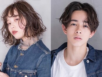 マイルス(MILES)の写真/ナチュラルな抜け感ウェーブで王道の可愛さをプラス♪形状記憶パーマが<カット+パーマ+DEEPLAYER　TR¥7500>