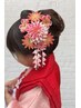 七五三ヘアセット￥3300