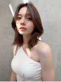 ミニウルフ髪質改善縮毛矯正酸性ストレートレイヤーカット/大宮