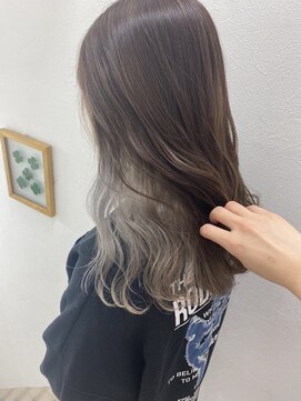 フォルテノエル 静岡鷹匠店(FORTE Noel) イヤリングカラー/寒色カラー/デザインカラー/ダブルカラー