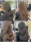 韓国風ヘア　ブリーチなし　透明感7～12トーン20代30代40代
