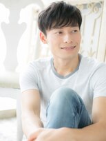 モッズ ヘア 福岡姪浜店(mod's hair)&nbsp;mod's姪浜/チャコールグレーフェザーパーマ韓国メンズショートi