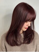 レリーオーファ 六甲(RelyOfa)&nbsp;外ハネミディ×明るい白髪染め[六甲/髪質改善/白髪ぼかし]