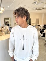 エルモ(ELMO.)&nbsp;縦落ちツイストスパイラルパーマ/ベージュカラー