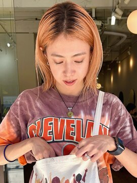 ラック 津田沼(LUCK) ベビーオレンジダブルカラーインナーカラーケアブリーチ