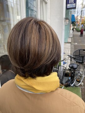 サンクチュアリー 千里山(Sanctuary) 白髪ぼかしハイライト