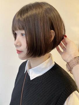 モリオフロムロンドン 原宿本店(morio from London) 【morio原宿】顔まわりレイヤーショート姫カット