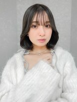 Lond clair 川崎/髪質改善/ショート/ボブ/レイヤーカット【ロンド クレール】 ブリーチなし/髪質改善/大人ガーリー/ダークアッシュ/ボブ/川崎