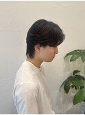 毛流れセンターパート