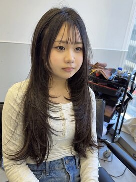 ゴウトゥデイシェアサロン 町田店(GO TODAY SHAiRE SALON) シースルー前髪×ロングレイヤー