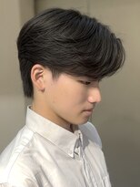 ノラキチジョウジ(NORA KICHIJOJI) 韓国マッシュショートセンターパートツーブロックワックスなし