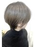 【ショートカット&極ツヤ髪☆】カット+髪質改善縮毛矯正+TR