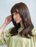 毛先に柔らかな動きを☆カット+縮毛矯正+毛先パーマ+ケアTR¥30120→¥25900