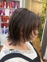 リアン 横須賀中央店(Lien)&nbsp;ハッシュボブ　ウルフヘア　髪質改善　透明感カラー