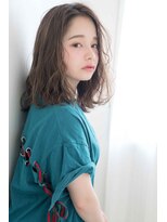 lume 経堂【ルーム】【10月下旬オープン（予定）】&nbsp;★くびレイヤーエモージュ斜めバング グレージュカラー