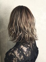 ヘアサロンエム 川越(HAIR SALON M)&nbsp;デザインカラー/厚めバング/ローライト/スリークボブ