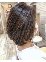 サンク ドリームプラザ店(CINQ)&nbsp;CINQ ハイライトカラー×ミディアムロブ