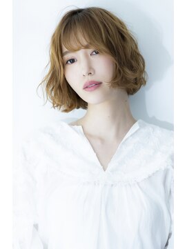 ギッシュ 堅田店(GUICHES) ふんわり上質ウェーブ大人可愛い小顔パーマ＋カラー＋カット＋Tr