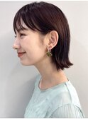 外ハネ　外ハネボブ　外はねロブ　外巻き　ボブ　ロブ　ツヤ