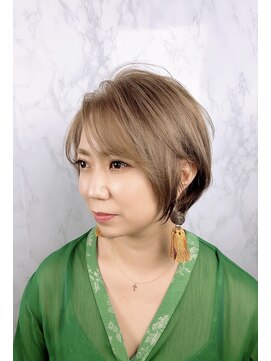 ビューティドレッセヤマノ 池袋パルコ(Beauty Dresse YAMANO) 【カラー】ハイトーンミニショート