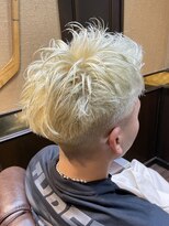 ヒロギンザバーバーショップ 大宮店(HIRO GINZA BARBER SHOP)&nbsp;ホワイトベージュ　イメチェン　ダブルカラー　ヒロ銀座　大宮