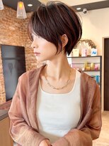 アヴァロン(AVALON) 絶壁解消/ひし形/前下がり/大人ショートボブ/30代/40代★猪狩★