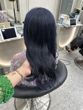 ロンド マーレ 天神大名店(Lond mare) ピンクブラウン/暖色カラー/カシスピンク/韓国ヘア/顔周りカット