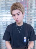 スパイキーショート/束間ツーブロックマッシュ/スパイラルパーマ