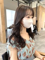 アノネ(anone)&nbsp;波巻きロング×髪質髪質カラー