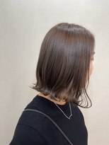 セブンルックス モカ 宇都宮鶴田店(7LOOKS mocha) グレージュ外ハネボブ