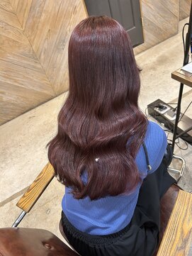 ロロネー 梅田(Lolonois) 上品なボルドーヘア【Lolonois】