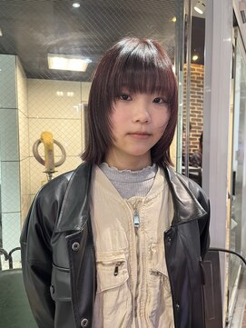 ヘアーアンドメイク ビス(HAIR&MAKE bis) フェイスレイヤー×ピンクラベンダー【多田華歌】