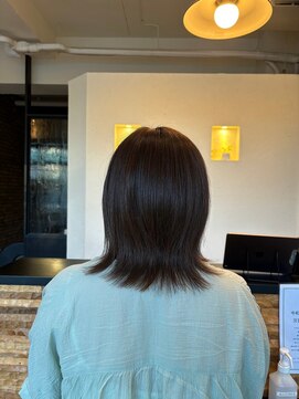ヴァン カウンシル 王子(VAN COUNCIL) 夏の似合わせ美肌カラー 髪質改善Tr ミディアムボブ#2