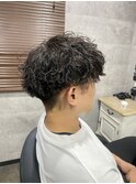 滋賀/南草津/メンズ美容室/波巻きツイストスパイラルパーマ