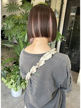 リンクバイビセ 髪質改善(link by vise) #インナーカラー#ピンクカラー#ボブ