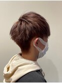 マットブラウン/刈り上げショート/20代30代40代