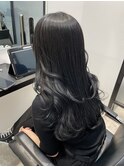 暗髪レイヤー