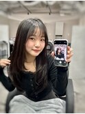 レイヤーカット 顔周りレイヤー ハッシュカット