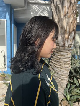 マリブヘアリゾート 太田店(malibu hair resort) ブルーブラック