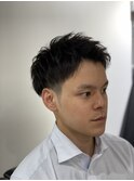 ツーブロックビジネススタイル