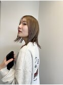 ブリーチ/ベージュ/イヤリングカラー/ハイトーン/西金沢