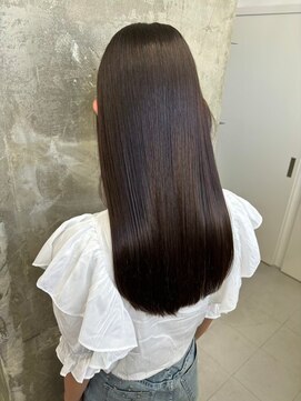 キング(K!ng) 縮毛矯正髪質改善ハイライトレイヤーカット枚方美容室エクステ